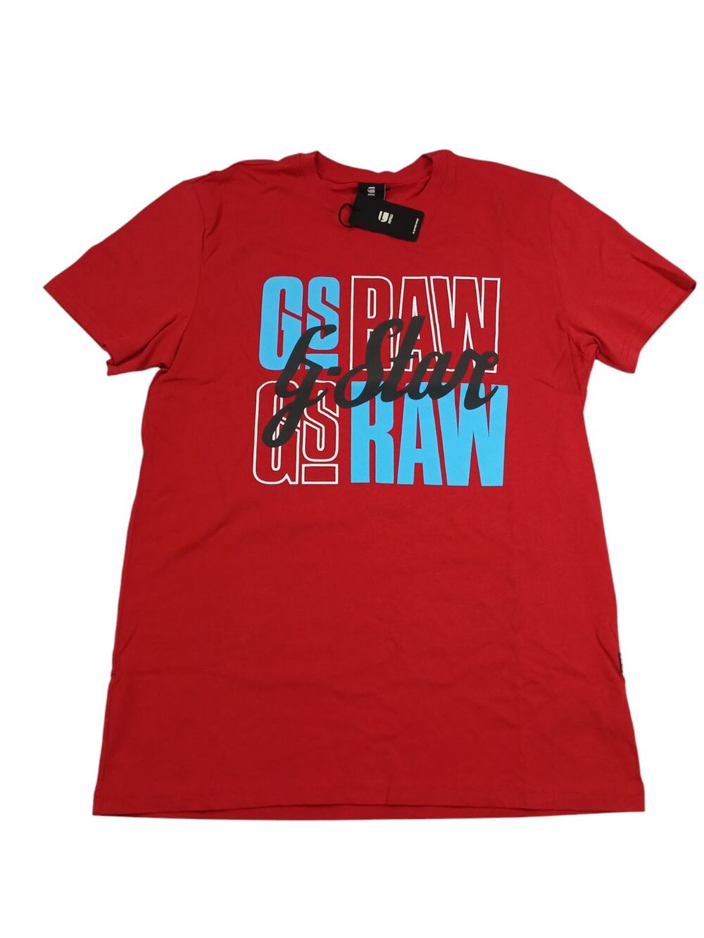 NWT G-Star Raw Denim Tee Cursive Logo SZ XXL
